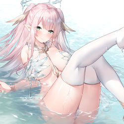 This is a pixiv picture whose title is 天使エロフ.