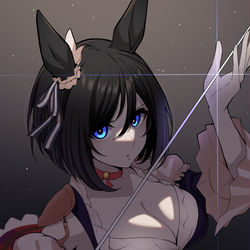 This is a pixiv picture whose title is 黒剣.