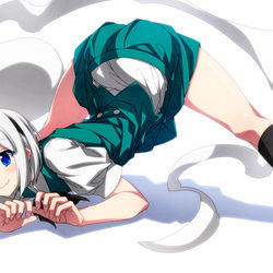 This is a pixiv picture whose title is ポーズをとる妖夢ちゃん.