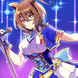 This is a pixiv picture whose title is 【29日目】新衣装ライブ.