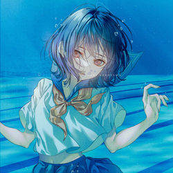 This is a pixiv picture whose title is Pool.