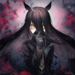 This is a pixiv picture whose title is 16日目、マンハッタンカフェ.