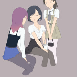 This is a pixiv picture whose title is 小織の日記  楓花先輩が辛い.