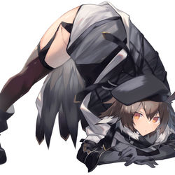 This is a pixiv picture whose title is 例のポーズ.