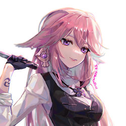 This is a pixiv picture whose title is mafia yae.