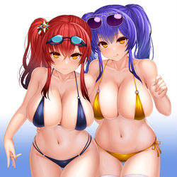 This is a pixiv picture whose title is ザラとポーラ.