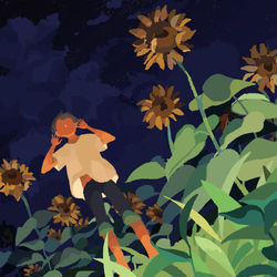 This is a pixiv picture whose title is 通信回路.
