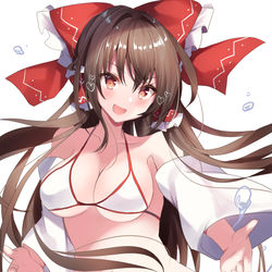 This is a pixiv picture whose title is 霊夢さん！.