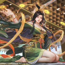 This is a pixiv picture whose title is 三國殺-徐氏.