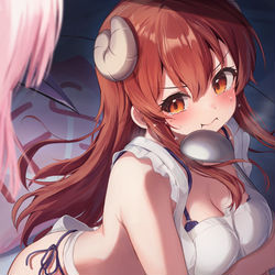 This is a pixiv picture whose title is ごはん作って待ってたのに……！.
