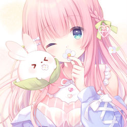 This is a pixiv picture whose title is ももちーもちゃん！.