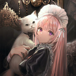 This is a pixiv picture whose title is Lost Kitten.