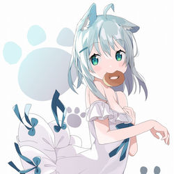 This is a pixiv picture whose title is あむっ.