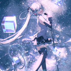 This is a pixiv picture whose title is ｡◇｡･:  ミク  :･｡◆｡.
