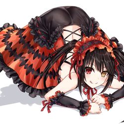 This is a pixiv picture whose title is 時崎狂三.