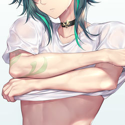 This is a pixiv picture whose title is 魈.
