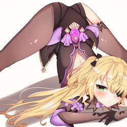 This is a pixiv picture whose title is フィッシュル(原神).