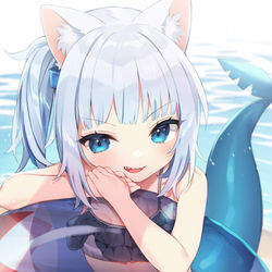 This is a pixiv picture whose title is サメサマー！.