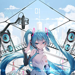 This is a pixiv picture whose title is miku 2021 2.