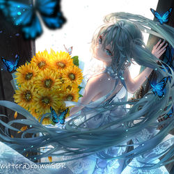 This is a pixiv picture whose title is 8/31ミク.