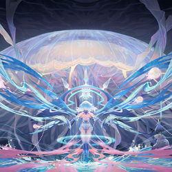 This is a pixiv picture whose title is Black iris.
