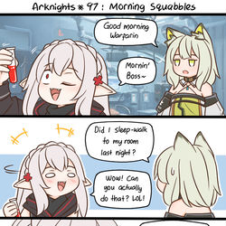 This is a pixiv picture whose title is Arknights #97.