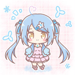This is a pixiv picture whose title is ラミィちゃん新衣装予想❄.