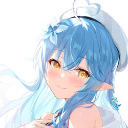 This is a pixiv picture whose title is 雪花ラミィ.