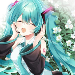 This is a pixiv picture whose title is 初音ミクちゃん.