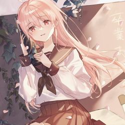 This is a pixiv picture whose title is 46億年後の卒業式.