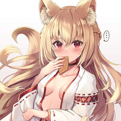 This is a pixiv picture whose title is けもみみちゃん.