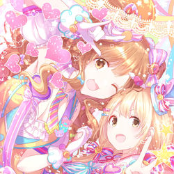 This is a pixiv picture whose title is はぴはぴついん☆.