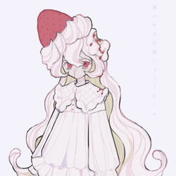 This is a pixiv picture whose title is Strawberry Shortcake.