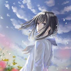 This is a pixiv picture whose title is コスモス.