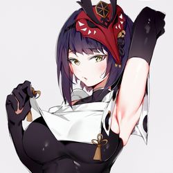 This is a pixiv picture whose title is 九條裟羅.