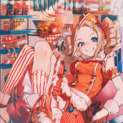 This is a pixiv picture whose title is アメリカンダイナー.