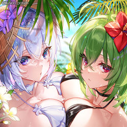 This is a pixiv picture whose title is ミスチル👙アウリエル🍹.