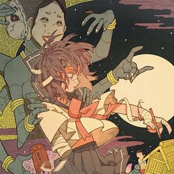 This is a pixiv picture whose title is 阿修羅の寵愛.