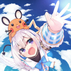 This is a pixiv picture whose title is 天使絵色々.