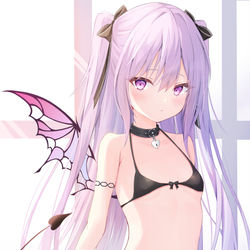 This is a pixiv picture whose title is 翅の生えた少女.