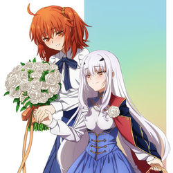This is a pixiv picture whose title is メリュジーヌとぐだ子.