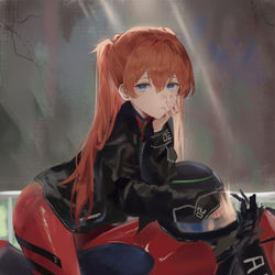 This is a pixiv picture whose title is アスカ旅行中.