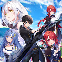 This is a pixiv picture whose title is 「勇者パーティを追い出された器用貧乏」.