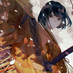 This is a pixiv picture whose title is 🌸.