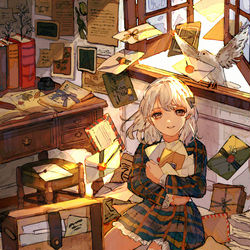 This is a pixiv picture whose title is 伝えきれなくて.