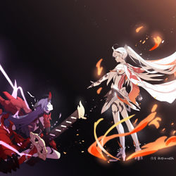 This is a pixiv picture whose title is やっぱりキアナちゃんは私の大切な人.