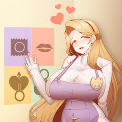 This is a pixiv picture whose title is 어린이집 교사 오렐리아.