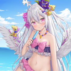 This is a pixiv picture whose title is 水着アズサ.