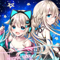 This is a pixiv picture whose title is 「ありがとう！」.