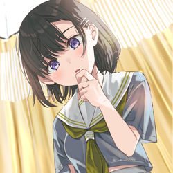 This is a pixiv picture whose title is 「・・・体調どうですか？」.
